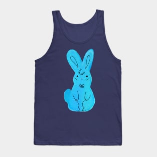 Blue Bunny Watercolor Tank Top